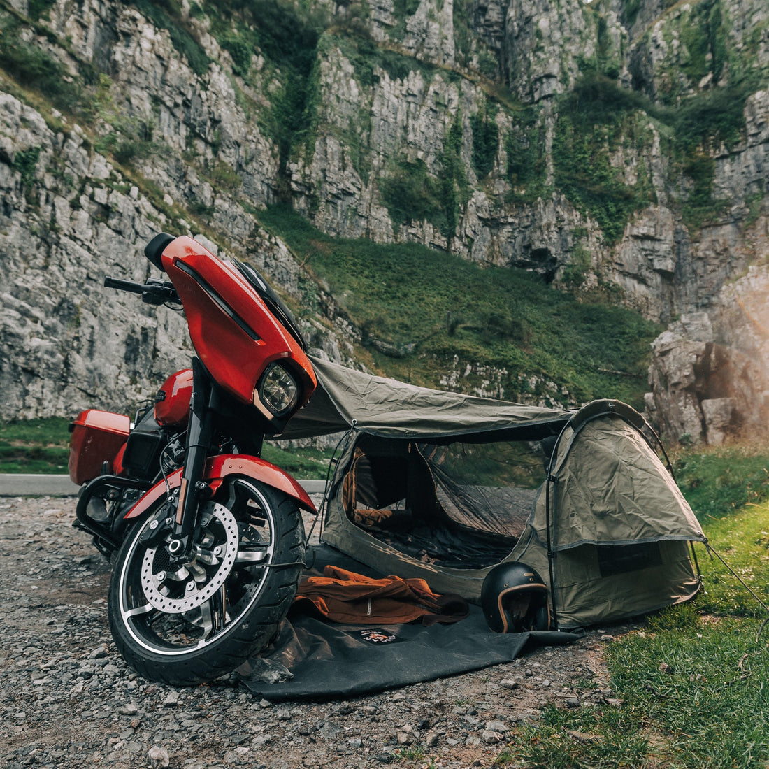 RoadNest Duo Canvas Moto Camp main product image