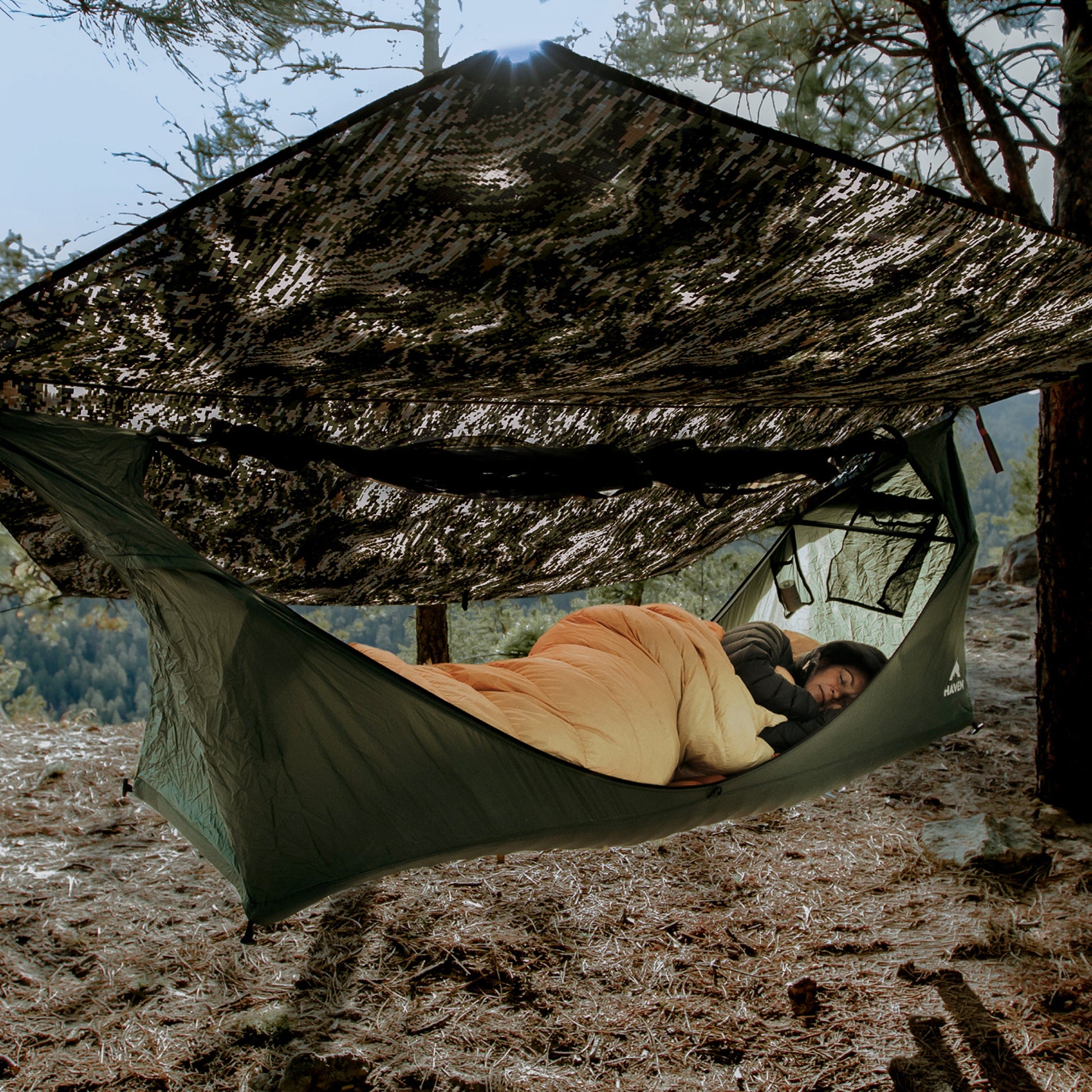 CanopyNest XL Flat-Sleep Hammock Tent gallery image 17