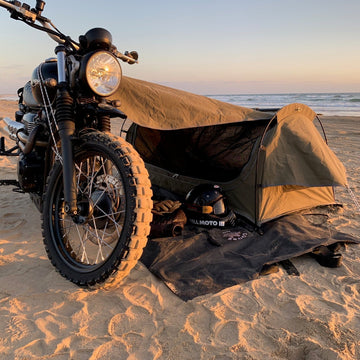 RoadNest Solo Canvas Moto Camp main product image